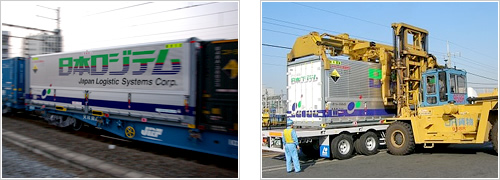 Promotion of modal shift (railway container transport)